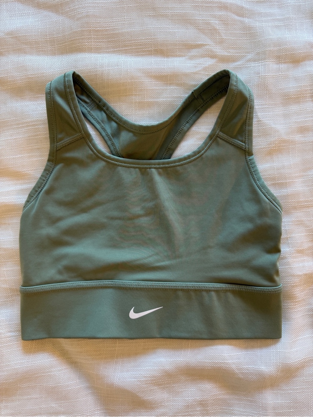 Nike Sage Green Racerback Sports Bra